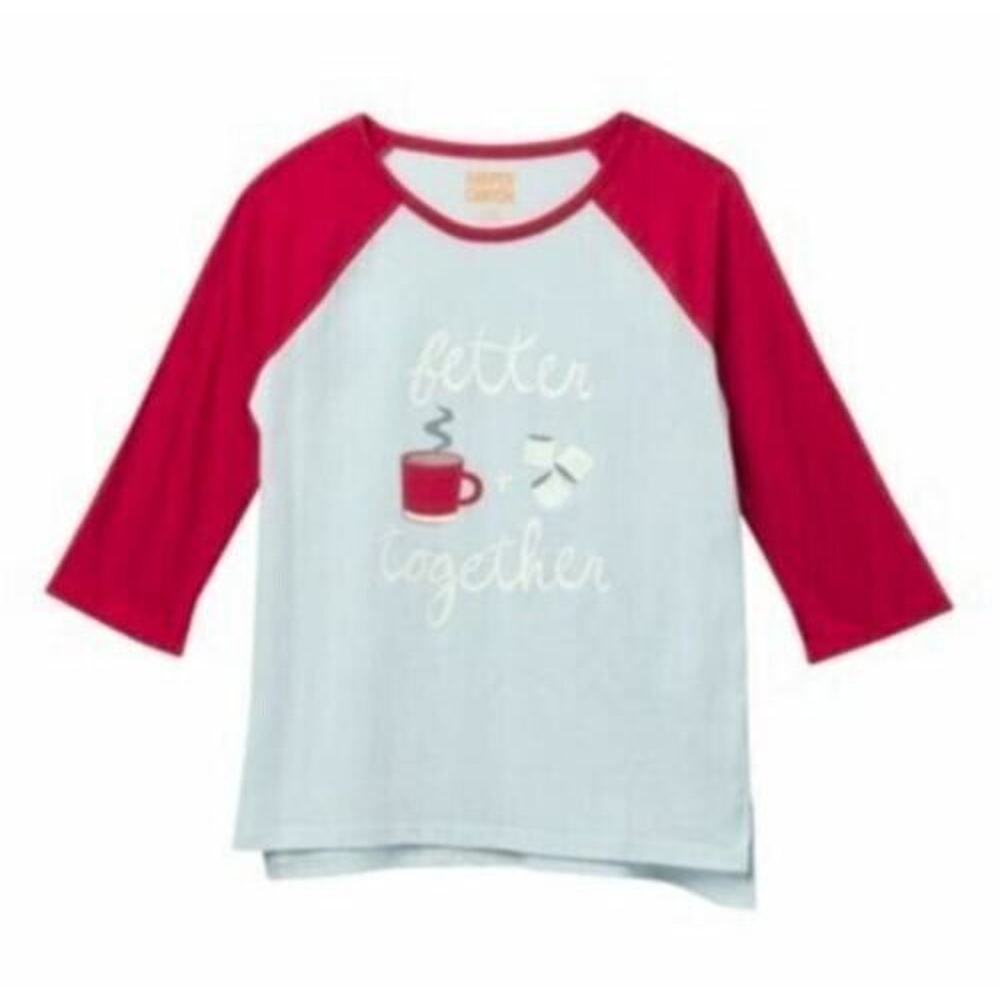 Harper Canyon Girls Better Together Cocoa and Marshmellow's Graphic Tee Large